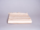 Hand loomed striped cotton towel