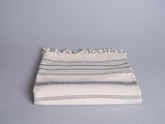 Hand loomed striped cotton towel