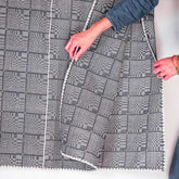 Binakul, or binakol cloth. Hand loomed textile from the Philippines.