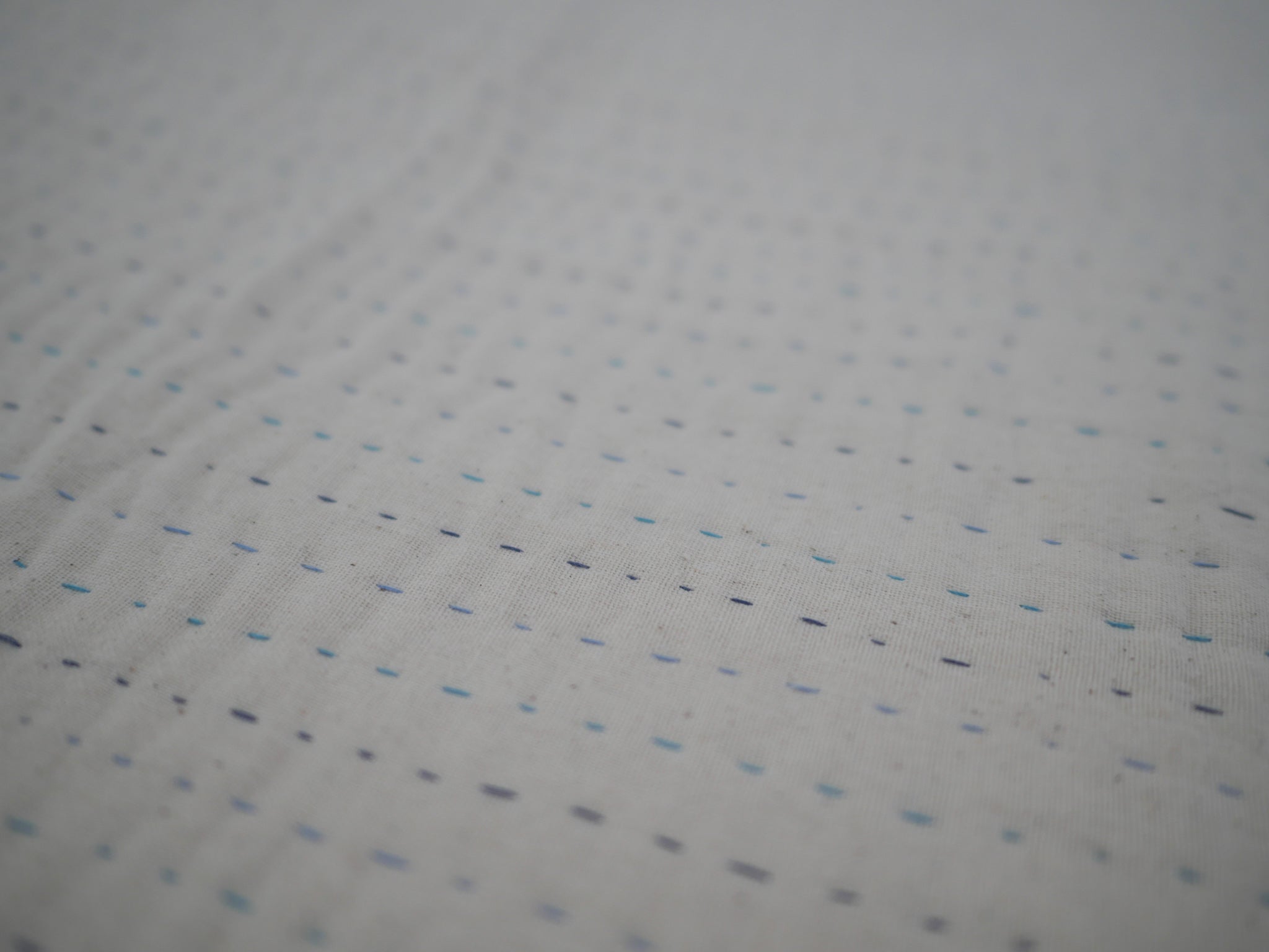 Kantha quilt, queen bed. Kantha quilt, queen bed.