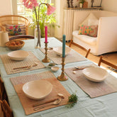 Set de tables réversibles en coton vintage