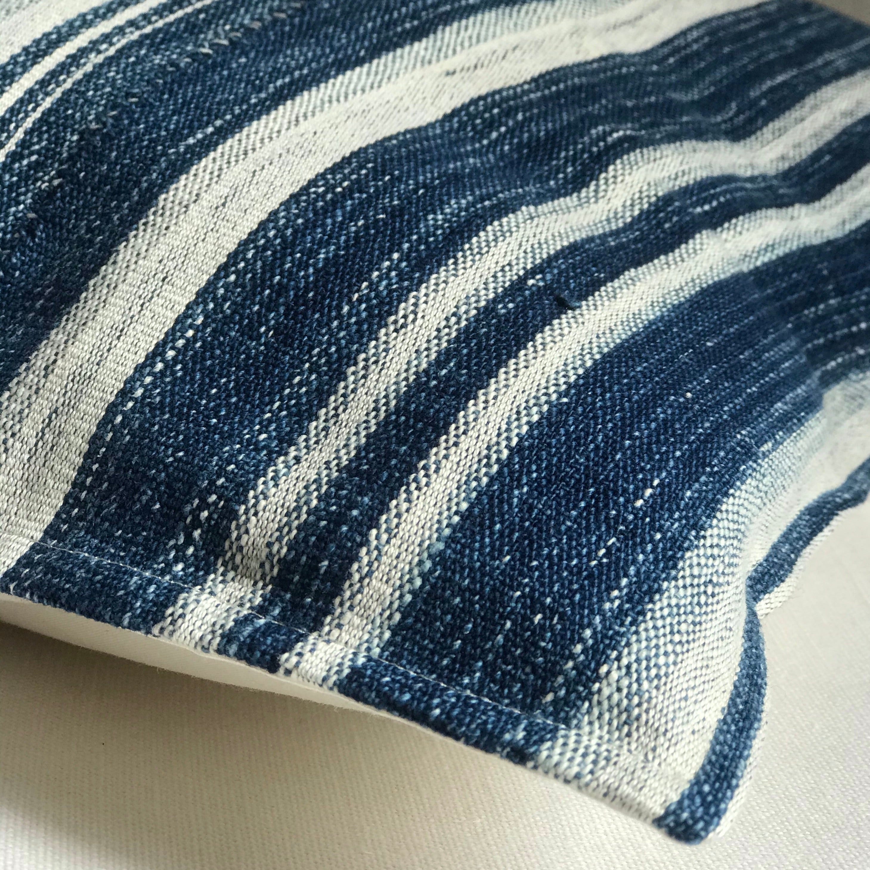 Hand loomed indigo from Burkina Faso. Hand loomed indigo from Burkina Faso.