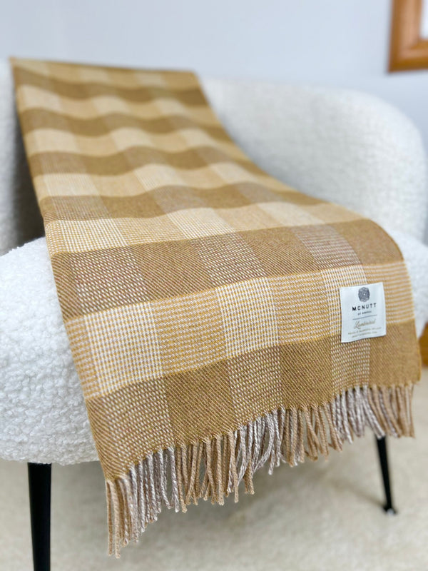 Merino lambswool throw, "Aisling"