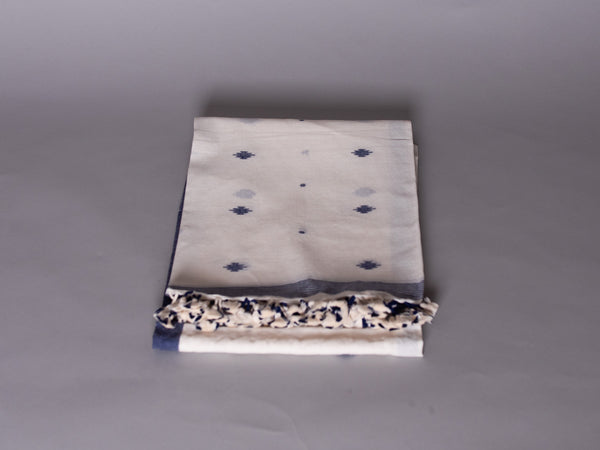 Dupatta Shawl, Blue Diamonds