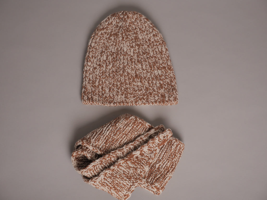 Écharpe cravate tricote main
