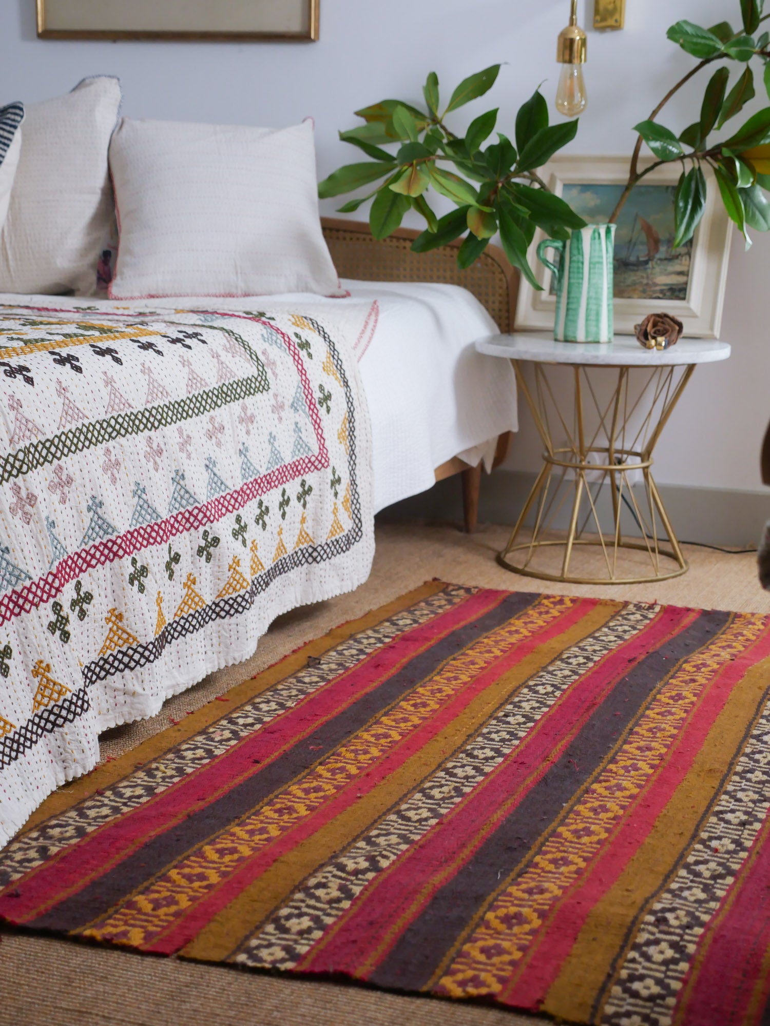 Vintage Bedouin Palestinian wool rug – Storie EU