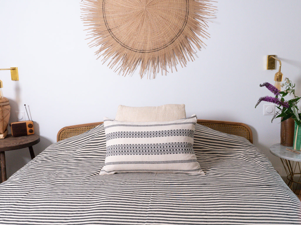 Drap en coton tissé main, khadi.