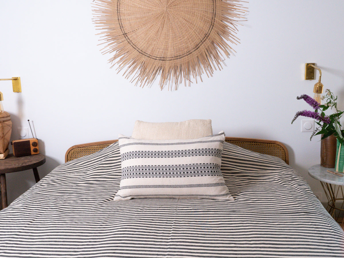 Drap en coton tissé main, khadi.