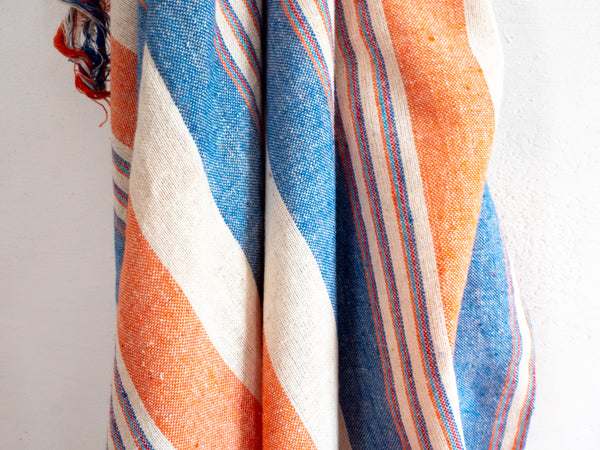 Drap en coton tissé main
