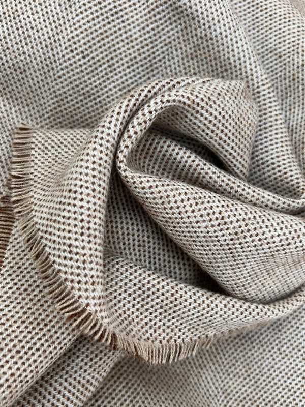 Merino lambswool throw, "butterscotch"