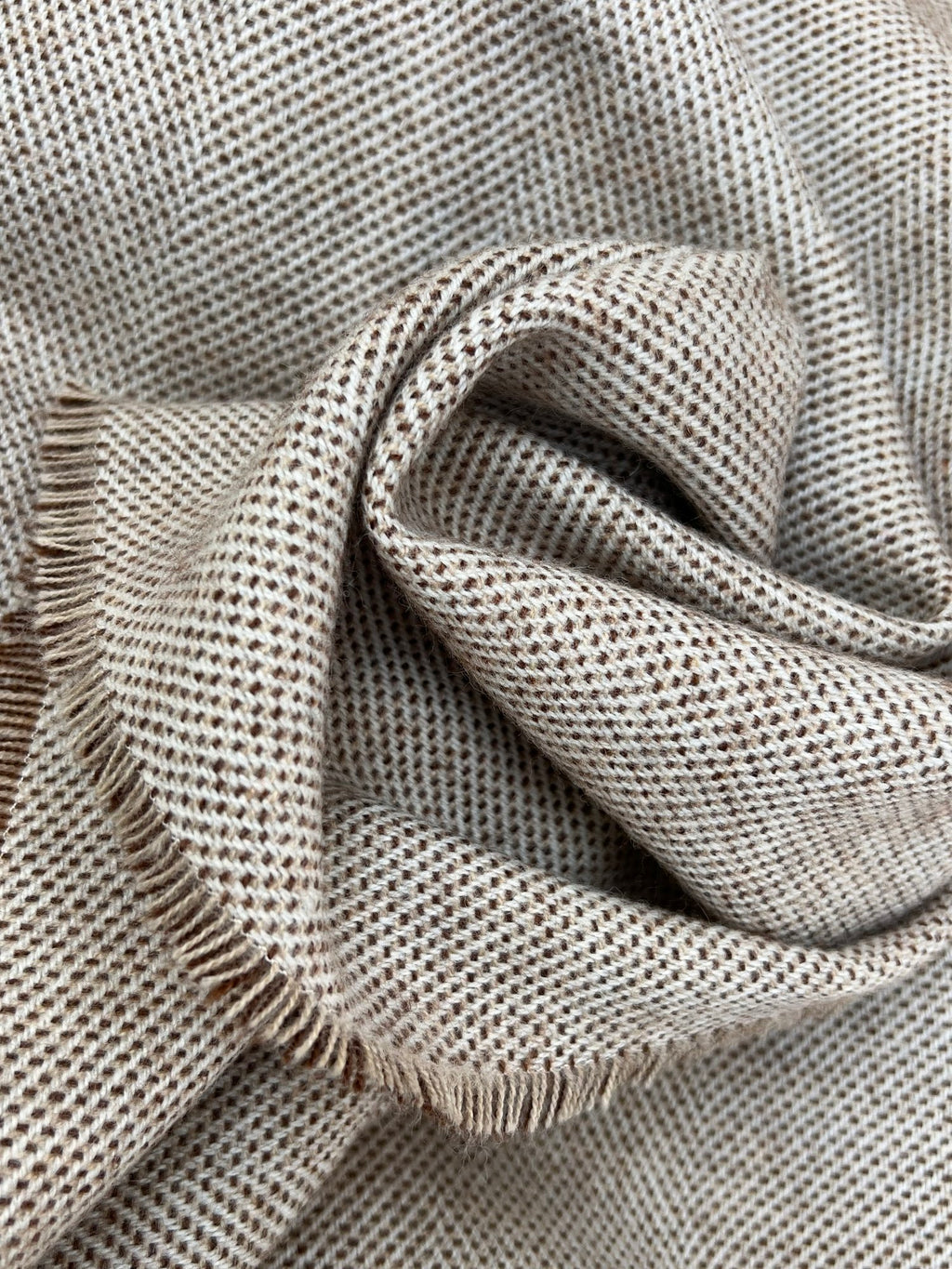 Merino lambswool throw, "butterscotch"