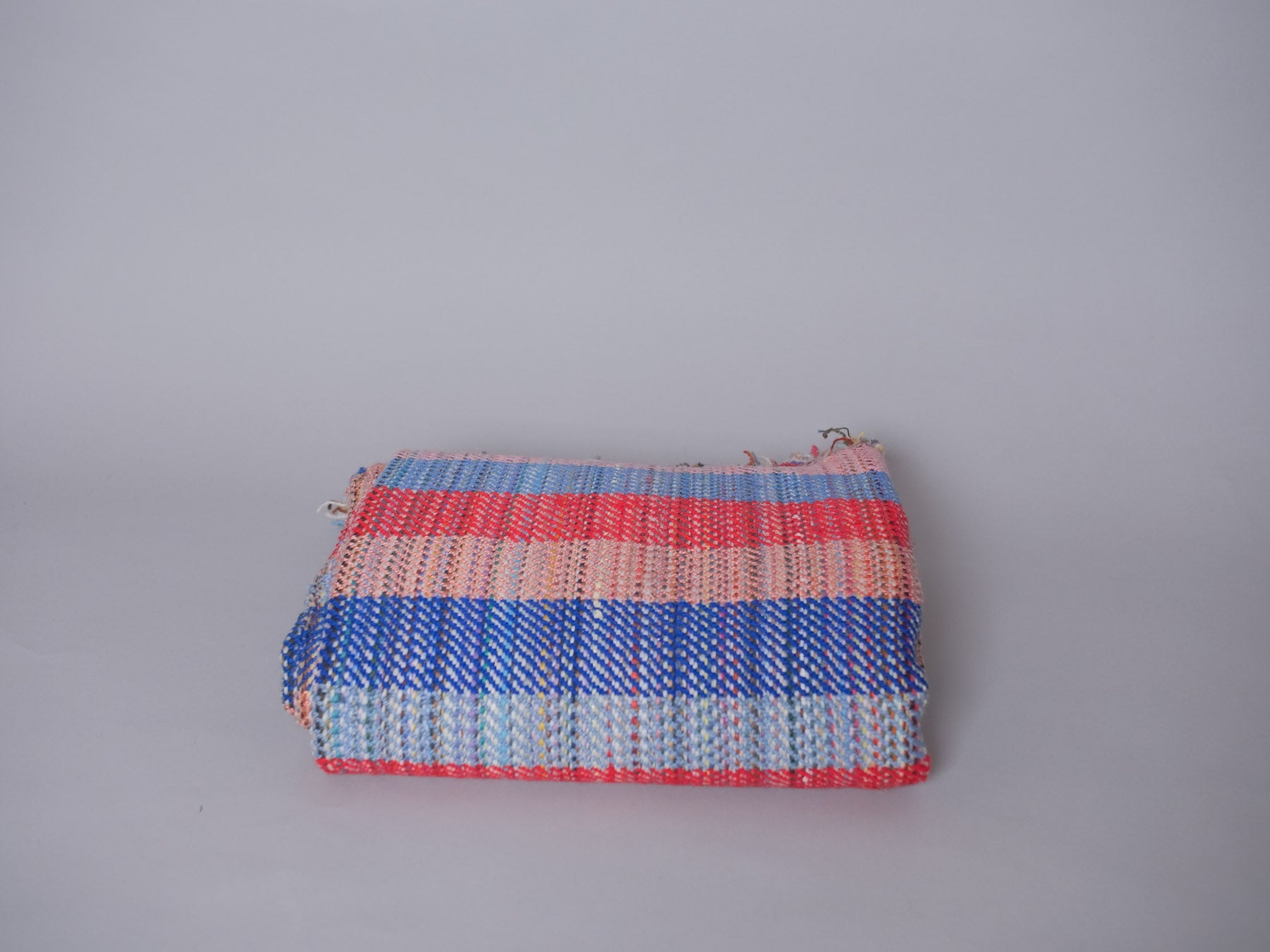 Recycled wool khadi throw