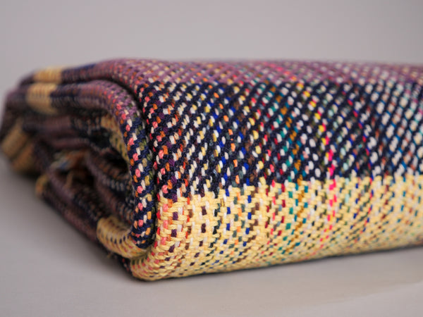 Plaid khadi en laine recyclé