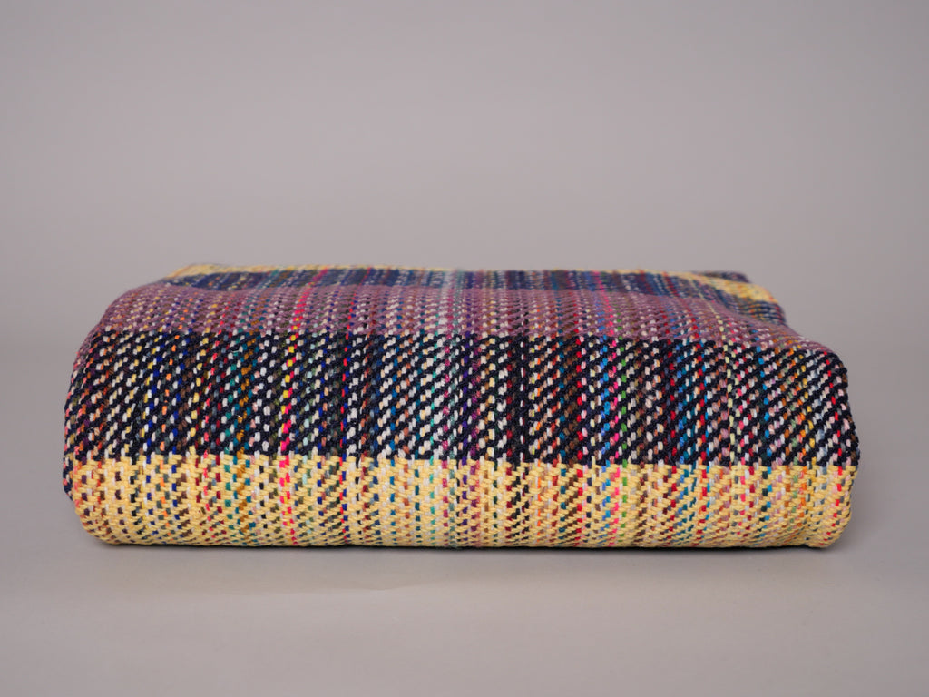 Plaid khadi en laine recyclé