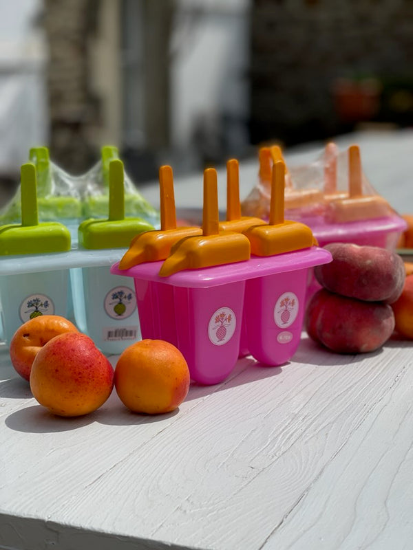 Plastic ice pop mold