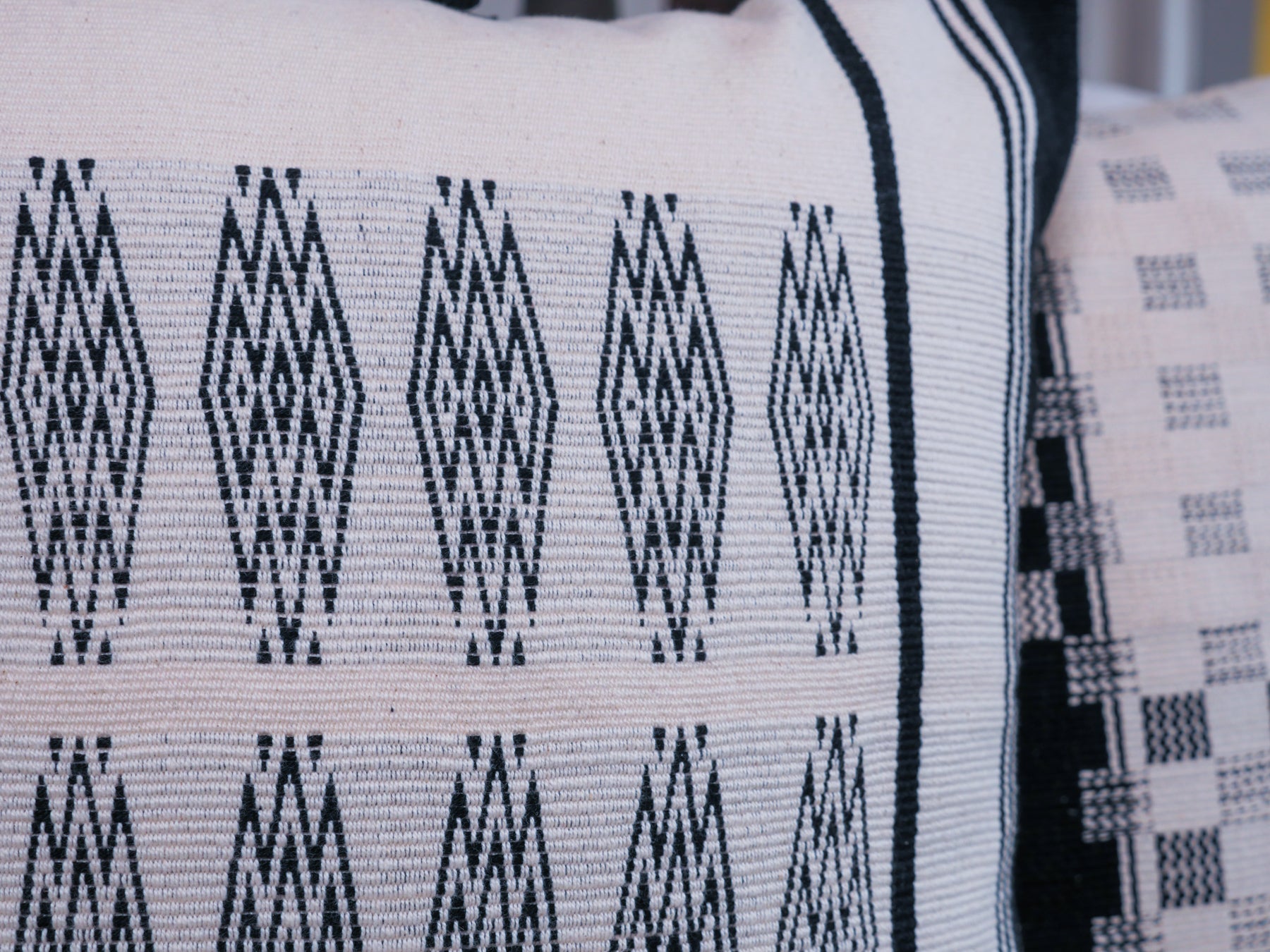 Naga Tribal Handwoven Cushion Secondary image