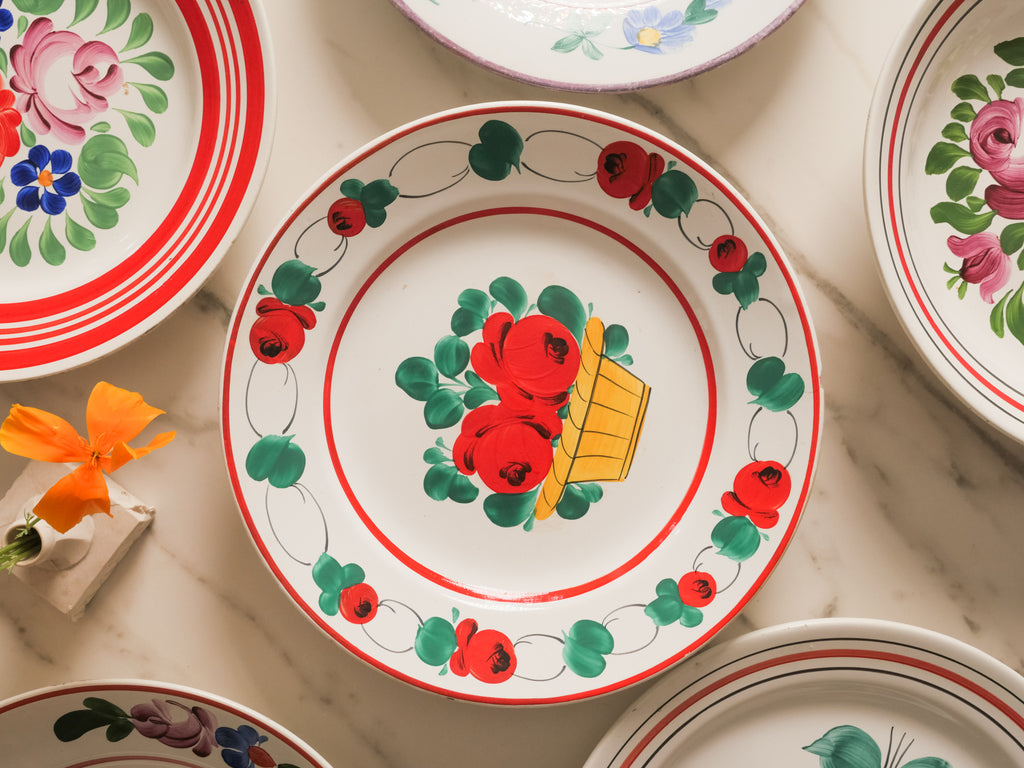 Hand-painted Hungarian plate