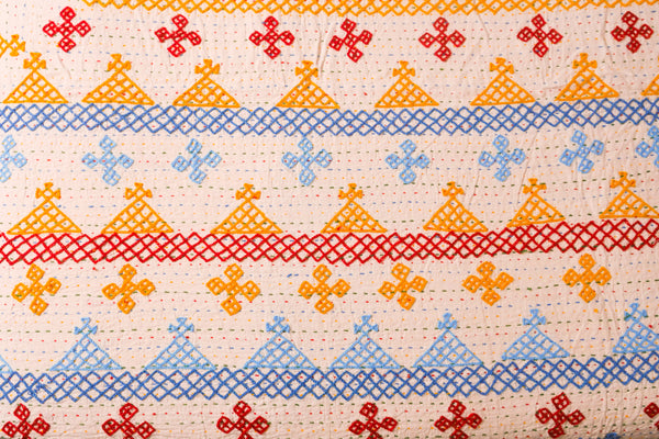 BonBon couverture rabari, brodé main