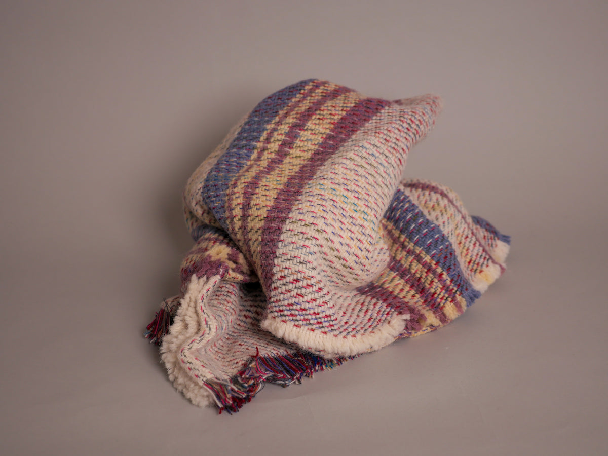 Recycled wool "Tweed" throw, No.5 Main image