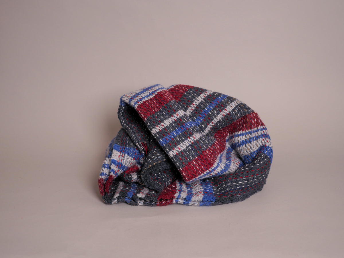 Recycled wool "Tweed" throw, No.3 Main image