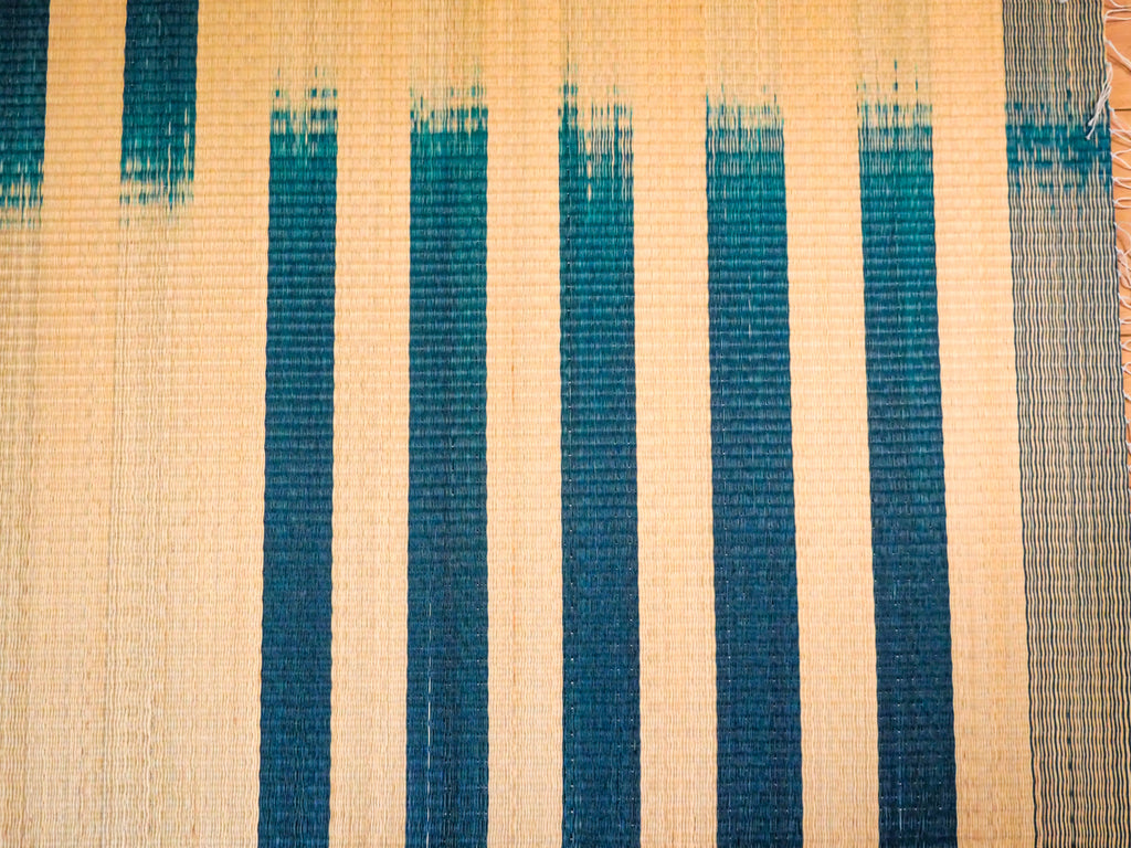 River Mat, handwoven river rush rug