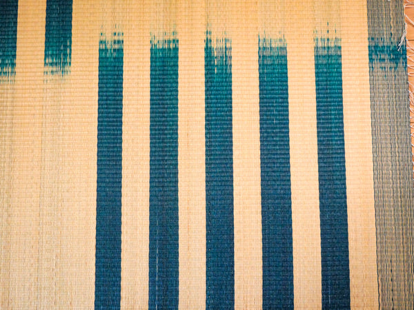 River Mat, handwoven river rush rug