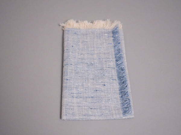 Set of 4 pure cotton napkins, handwoven by artisans