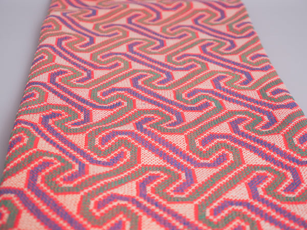 Vintage cross-stitch throw, Bengal