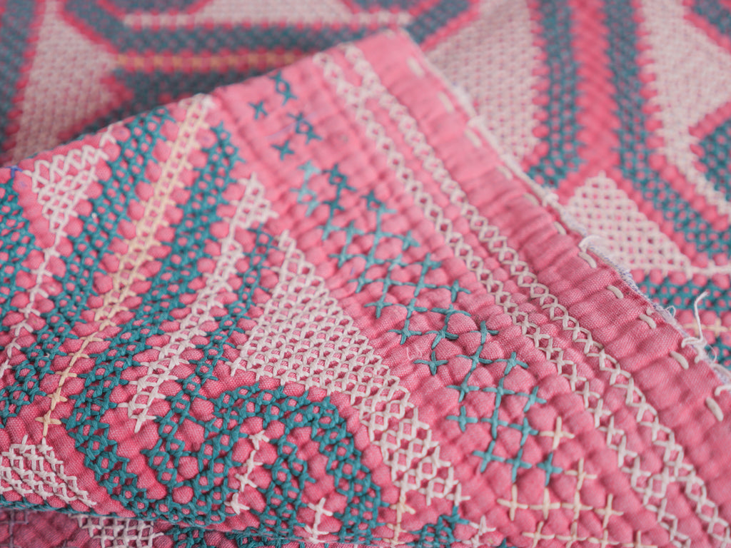 Couverture brodé main, Bangladesh, Inde