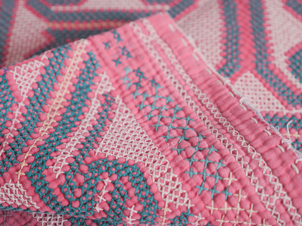 Couverture brodé main, Bangladesh, Inde