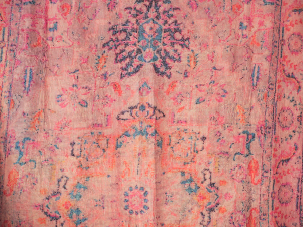 Vintage tapestry kantha, bedspread hand-embroidered cotton
