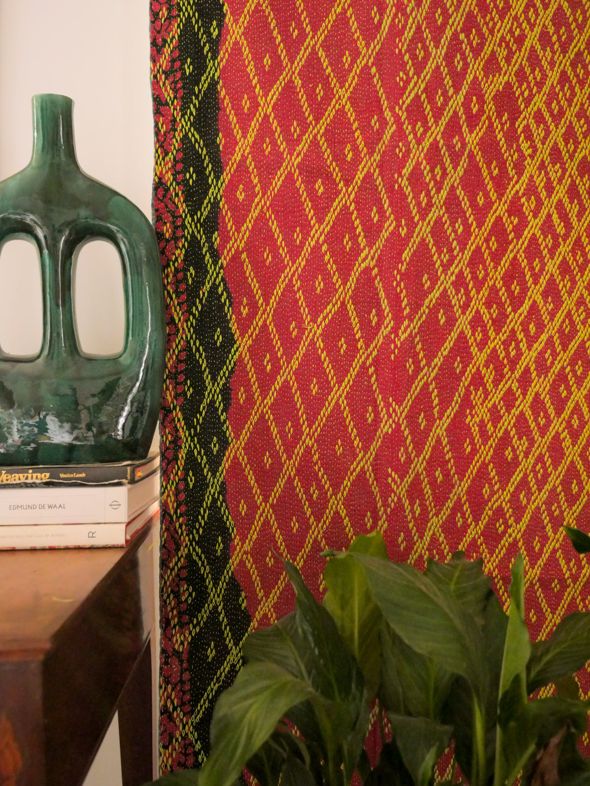 Couvre Lit Brodé Main
