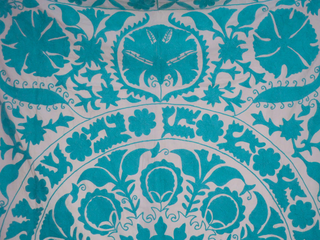 Contemporary Mochi Suzani turquoise.