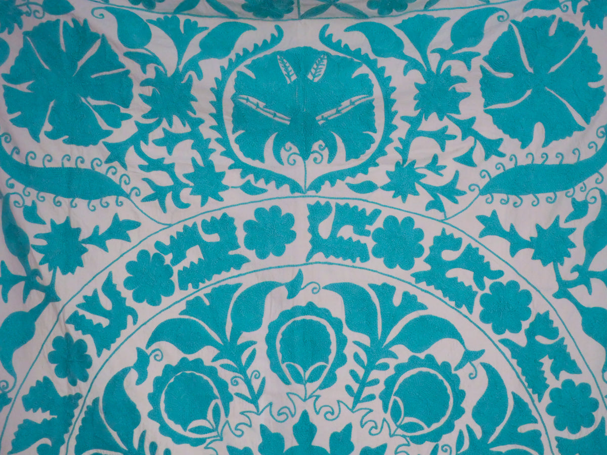 Contemporary Mochi Suzani turquoise.
