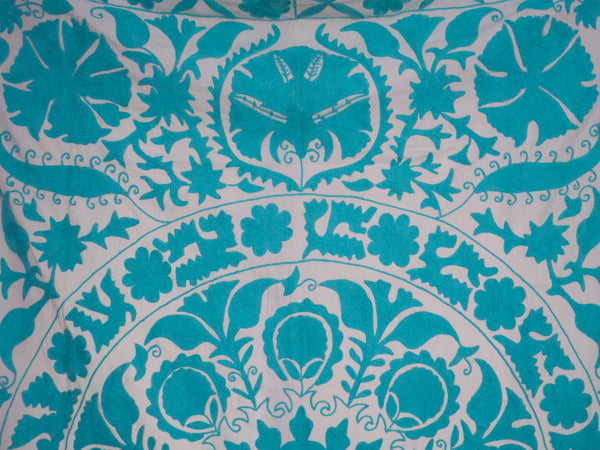 Contemporary Mochi Suzani turquoise.
