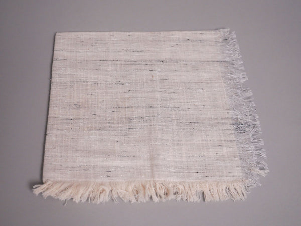 Set of 4 pure cotton napkins, handwoven by artisans