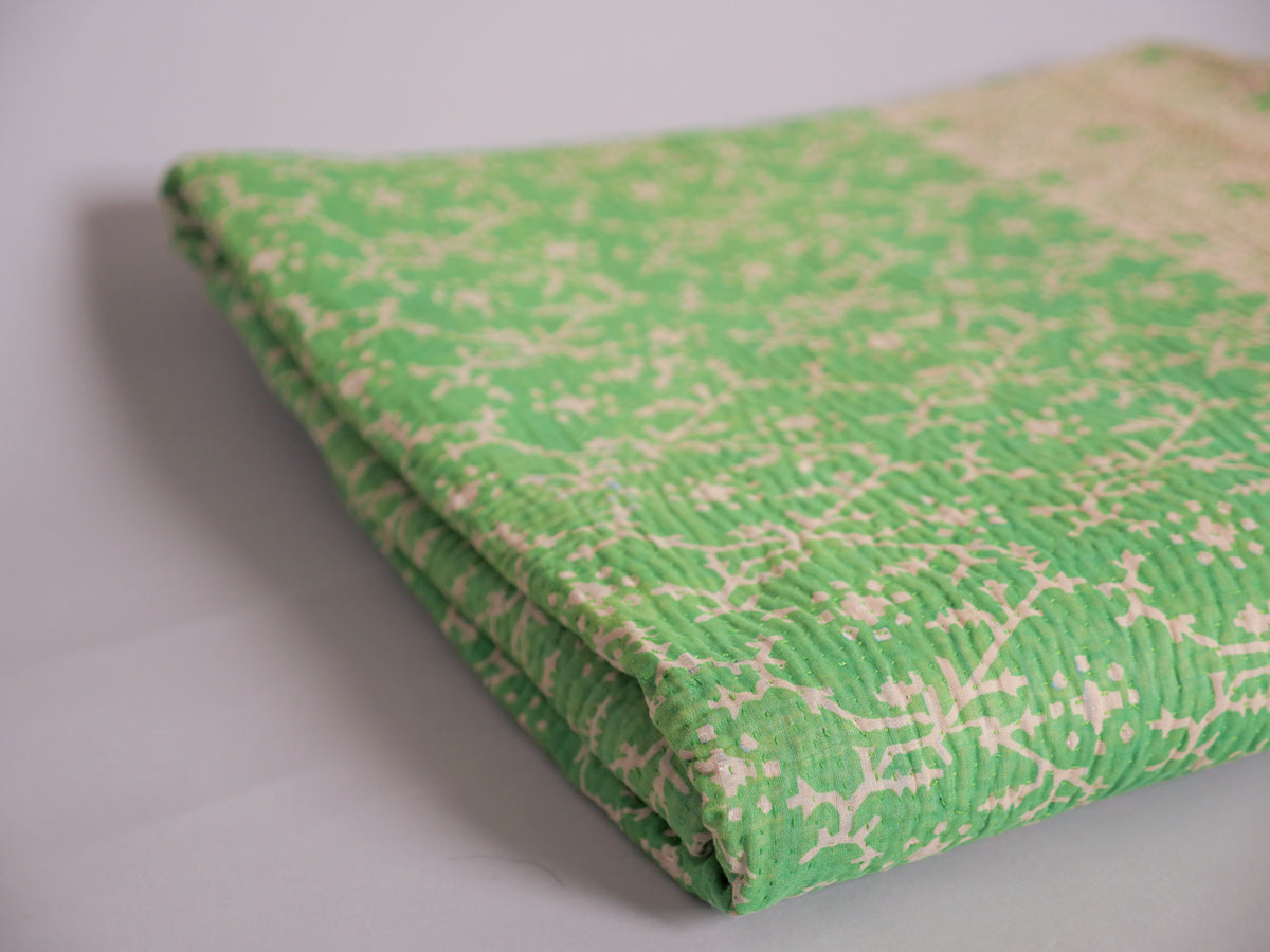 Spring grass kantha
