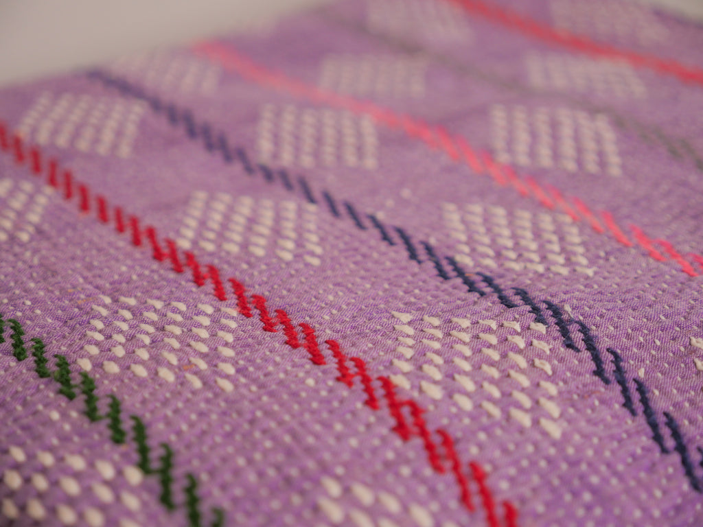 Violet Diamond Kantha
