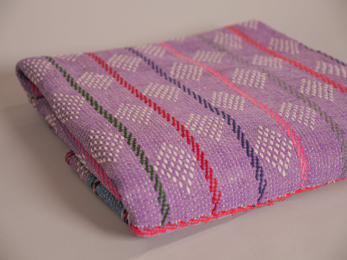 Violet Diamond Kantha