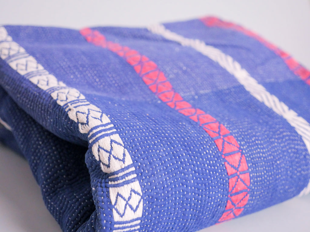 Vintage Kantha Brodé Main