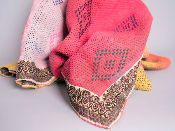 Vintage Kantha Jaipur Diamond