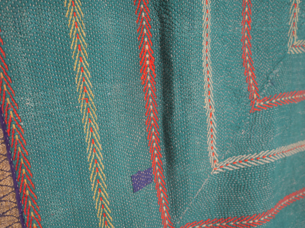 Vintage Kantha "Suns" Verso