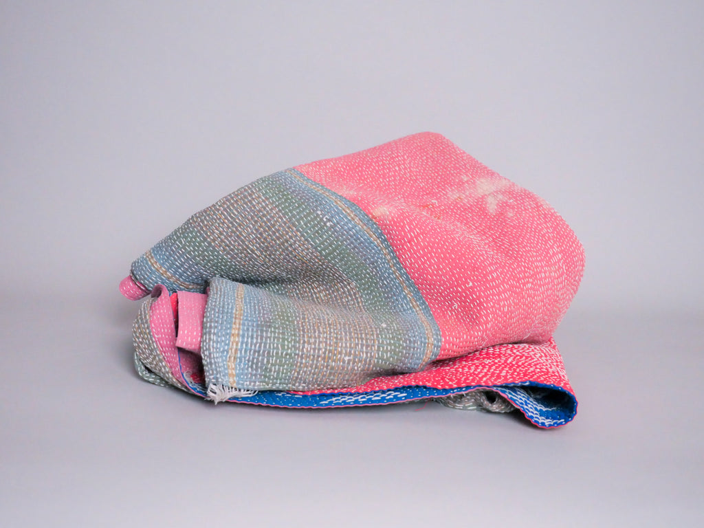 Vintage Kantha Brodé Main