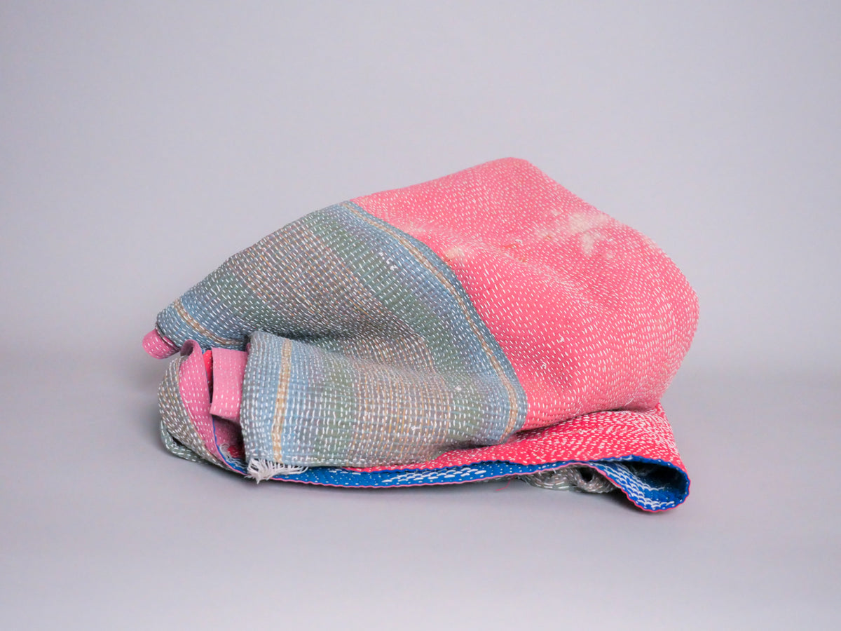 Vintage Kantha Brodé Main
