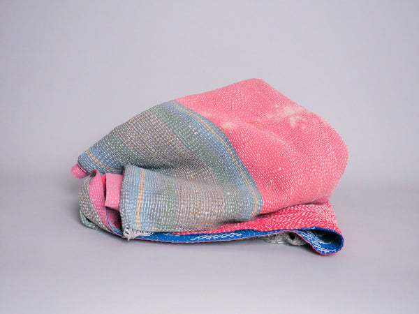Vintage Kantha Brodé Main