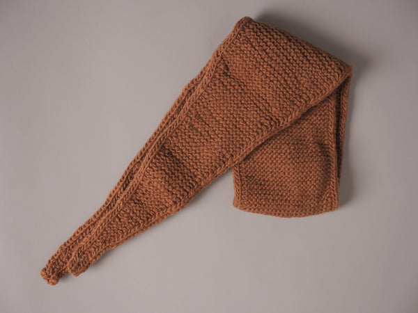 Écharpe cravate tricote main