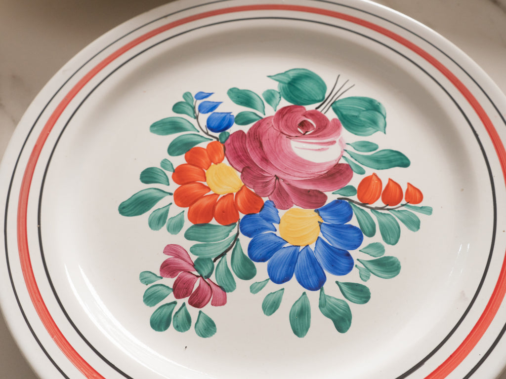 Hand-painted Hungarian plate
