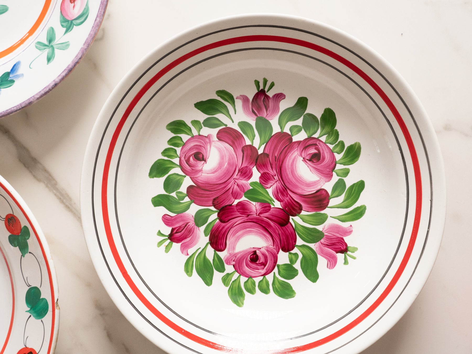 Hand-painted Hungarian plate Secondary image