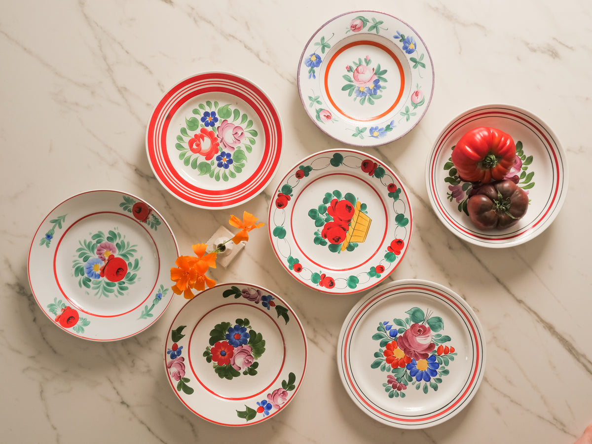 Hand-painted Hungarian plate