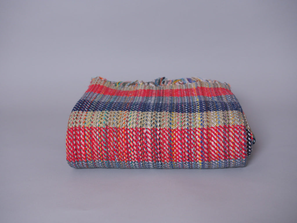 Couverture khadi en laine recyclé